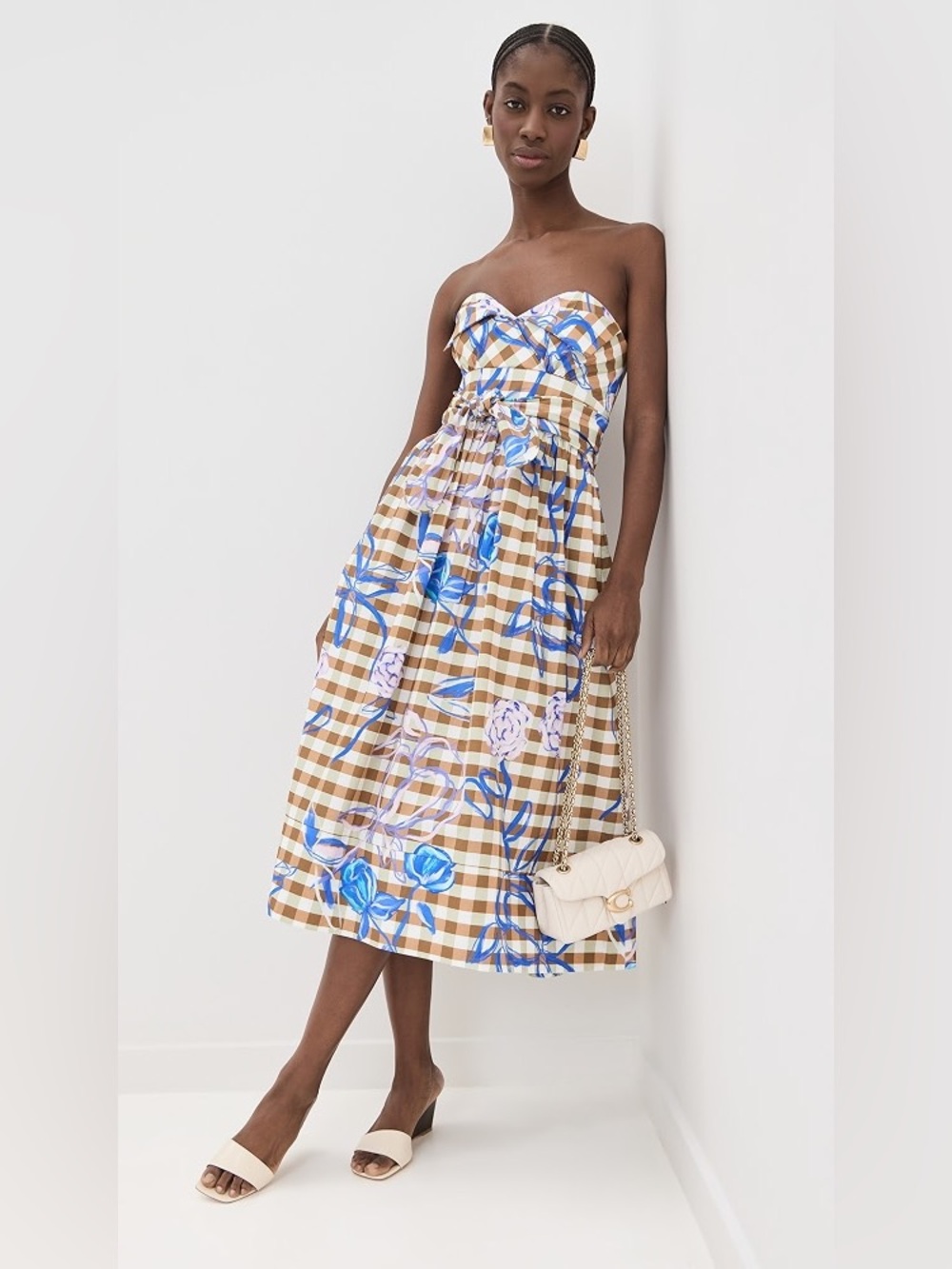 De loreta Lidia dress in Luva gingham print